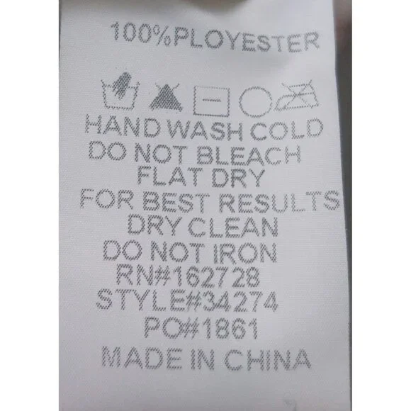 NWT Voy Brown/Cream Abstract Print Midi Dress Size SMALL - Picture 7 of 7